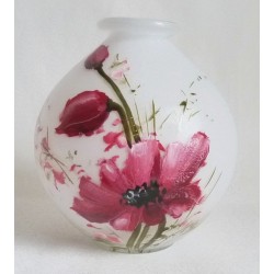 Vase décoratif coquelicots 4
