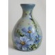 Petit vase fleur bleue
