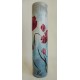 Vase décoratif avec coquelicots