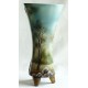 Vase décorative avec paysage d'été en rélief