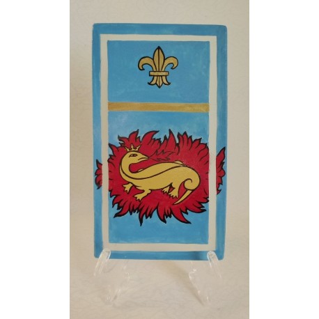 Tableau salamandre et signe royal